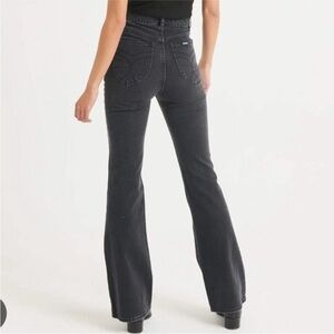 rolla's duster bootcut high rise black